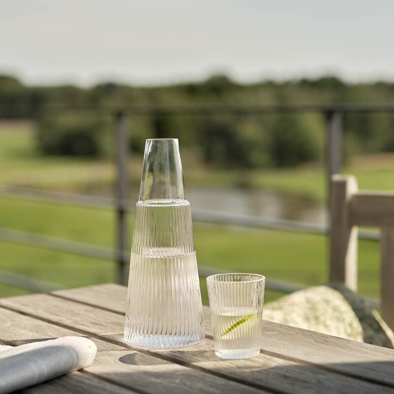 Stelton Pilastro karaffel med glass 1L clear