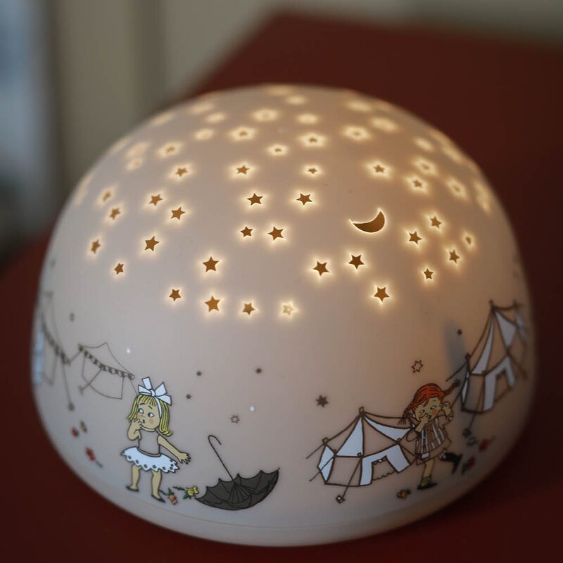 Rätt Start Pippi nattlys med stjernehimmel og musikk