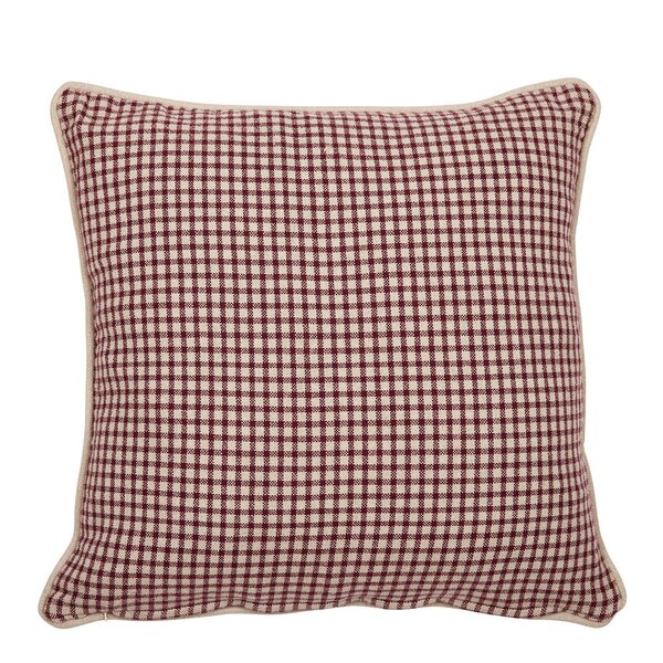 Fondaco - Mette putetrekk 48x48 cm vinrød