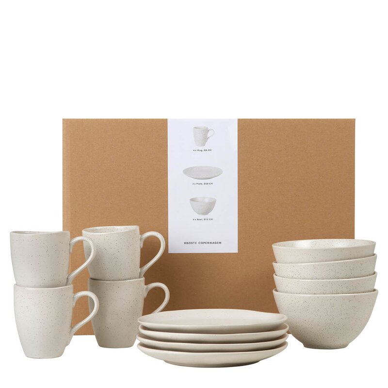 Broste Copenhagen Nordic Vanilla frokostsett 12 deler