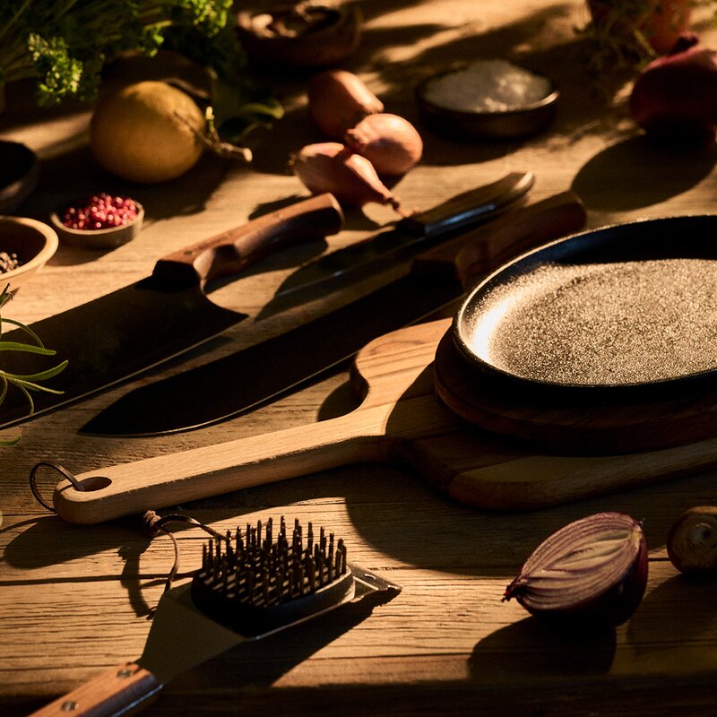 Tramontina BBQ by Hellstrøm serveringsfjøl 120x23 cm natur