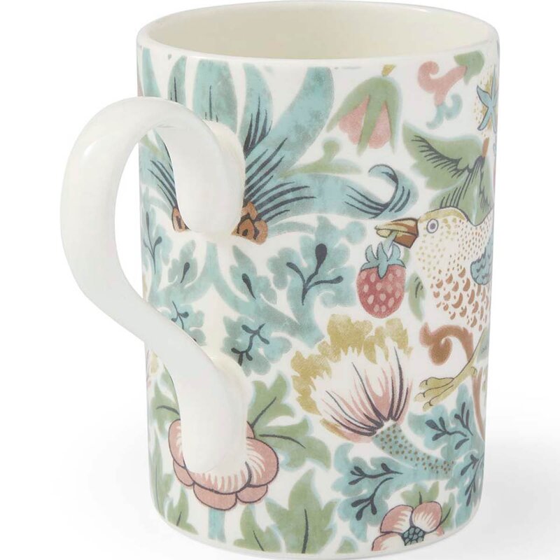 Spode Morris & Co krus 34 cl strawberry thief