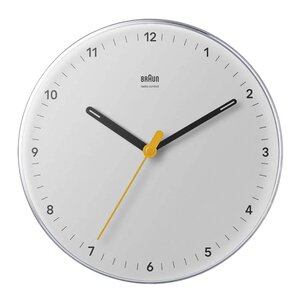 Braun Vegglokke analog 23 cm svart