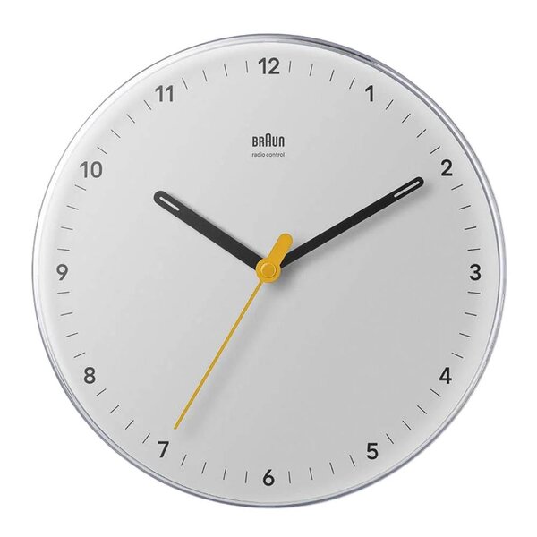 Braun Vegglokke analog 23 cm svart