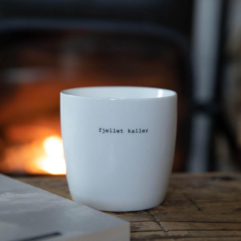 Sögne Home Krus fjellet kaller 30 cl hvit
