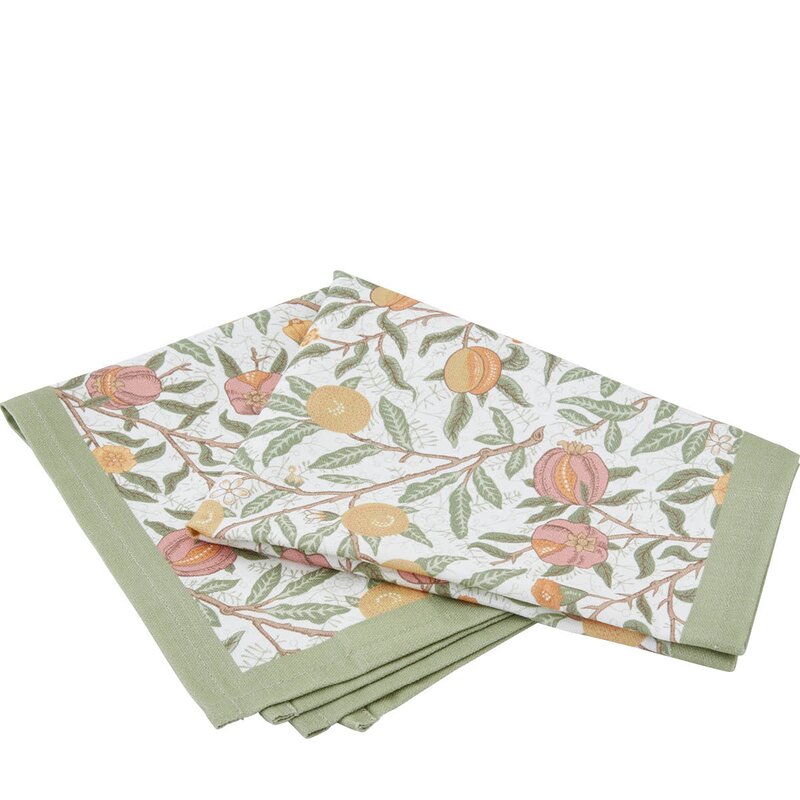 Spode Morris & Co kjøkkenhåndkle Fruits & Marigold 2 stk 45x74 cm