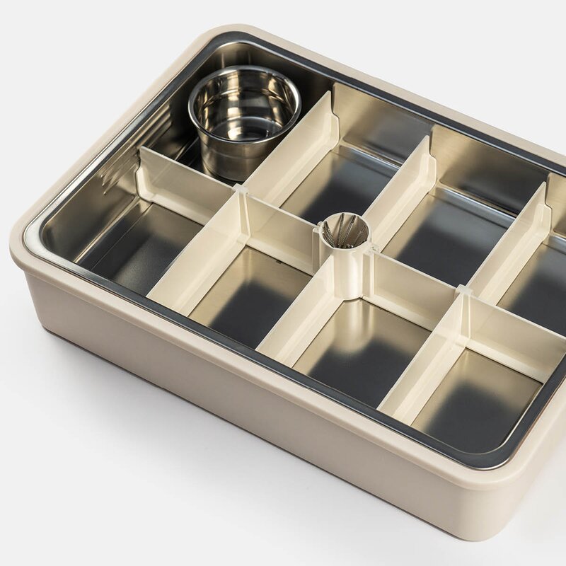 Platterbox Tilbehørssett til matboks 2-8 rom Salty Pebble