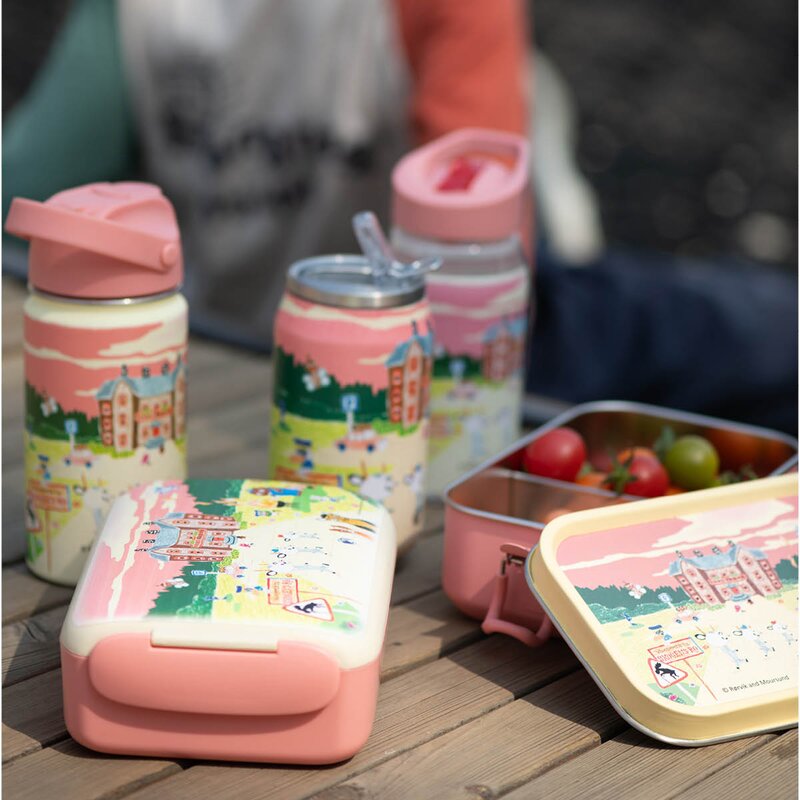 Les Artistes Bukkene Bruse termoflaske 28 cl skogens ro rosa