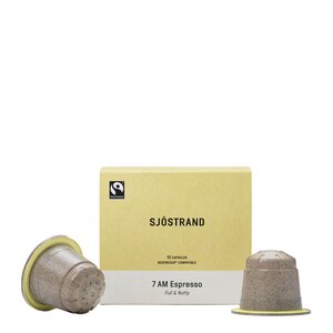 Sjöstrand 7 AM Espresso kaffekapsler 10 stk