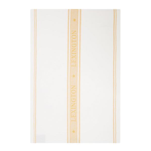 Lexington Icons star kjøkkenhåndkle 50x70 cm hvit/gul