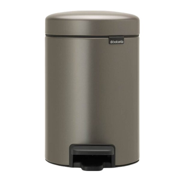 Brabantia NewIcon pedalbøtte 3L platinum