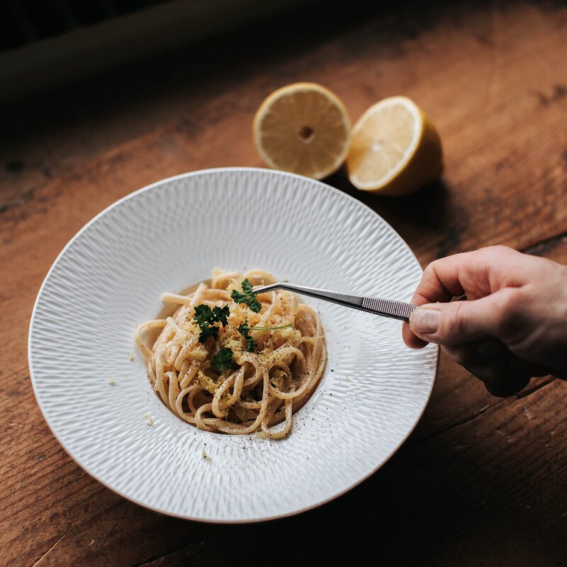 Dorre Maci matpinsett buet 16 cm stål