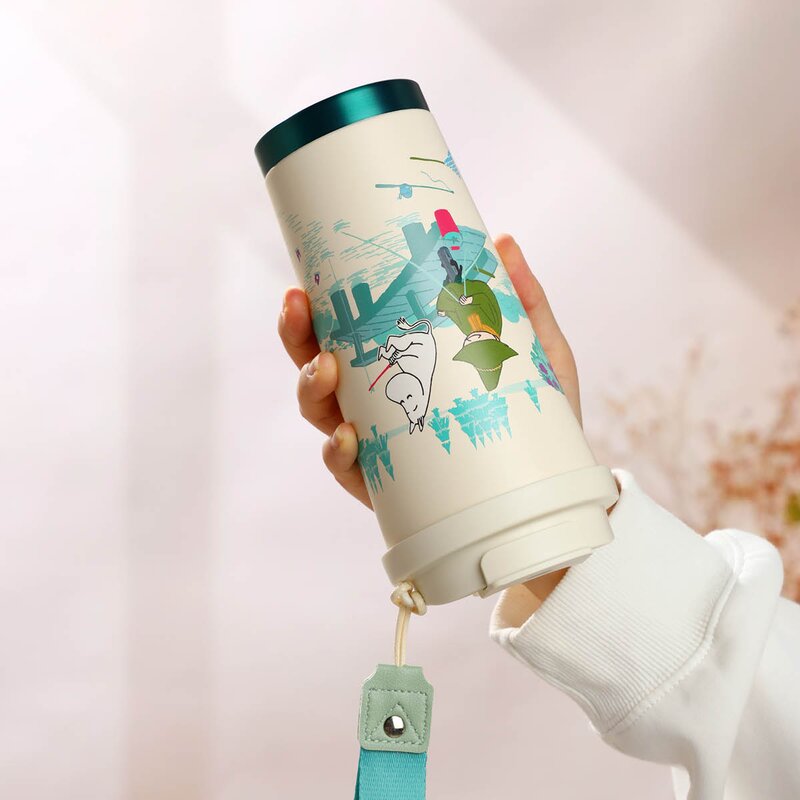 Moomin Mummi take-away termokopp 58 cl fisketur beige
