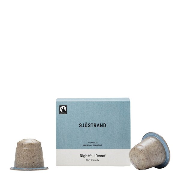 Sjöstrand Nightfall Decaf koffeinfrie kaffekapsler 10 stk