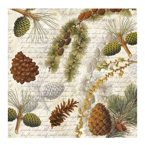 Ambiente Serviett 16,5x16,5 cm Life In Forest