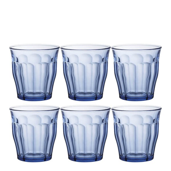 Duralex - Picardie vannglass 31 cl 6 stk marin bl&aring;
