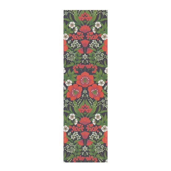 Ekelund Julblommor løper 35x120 cm
