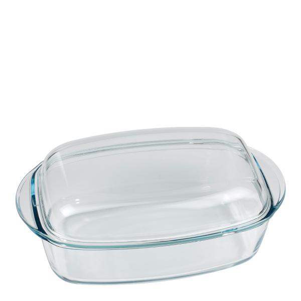 Pyrex – Essentials ildfast form med lokk 4,5L glass