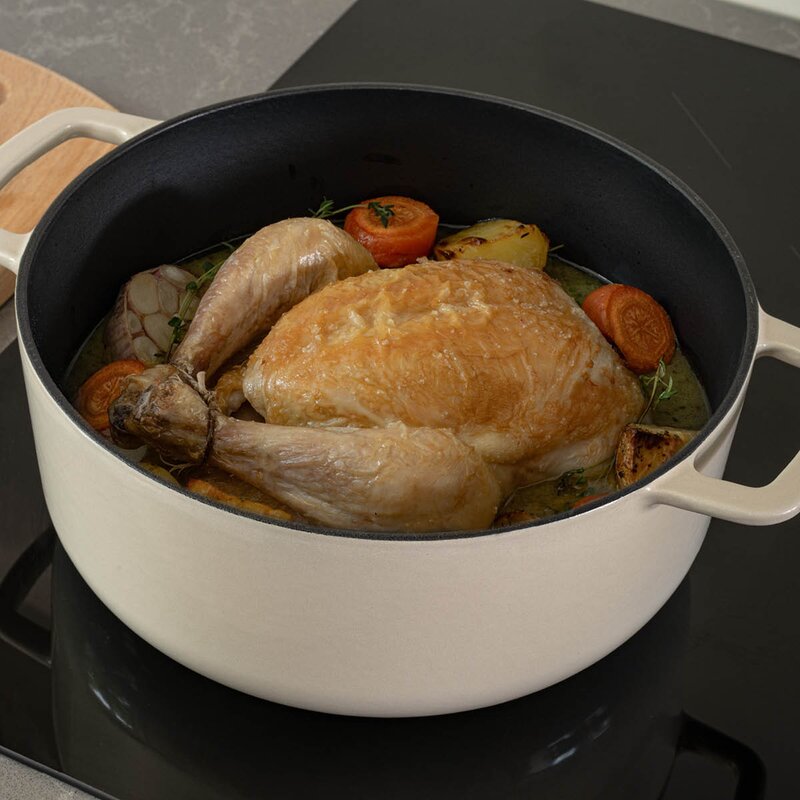 Combekk Støpejernsgryte 24 cm 3,8L sand