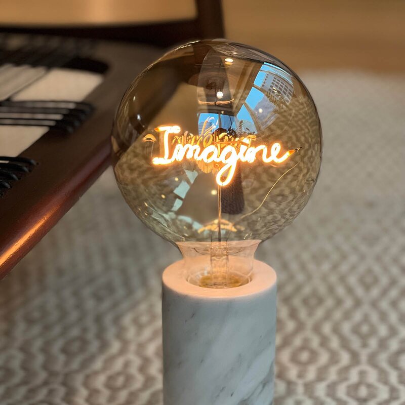 Elements Lighting MITB lyspære LED 17 cm Imagine ravfarget