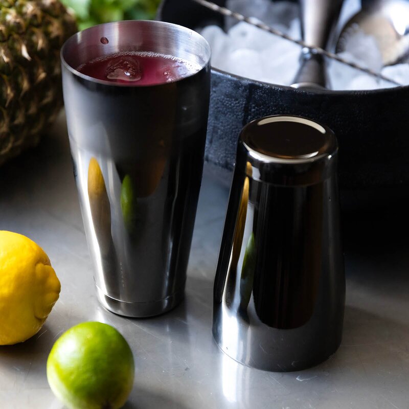 Satake Bar cocktailsett 4 deler gun metal black
