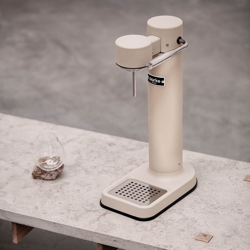 Aarke Carbonator 3 kullsyremaskin matt hvit