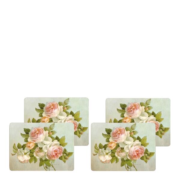 Pimpernel Antique rose bordbrikke 4 stk