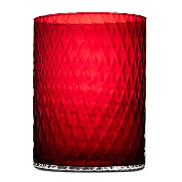 Magnor Harlekin lykt 24 cm ruby rød