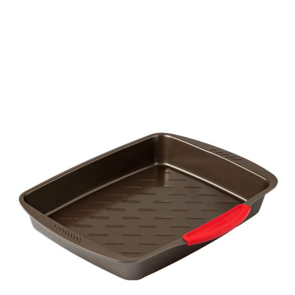 Pyrex - Asimetria ildfast form 27x35 cm mørk grå
