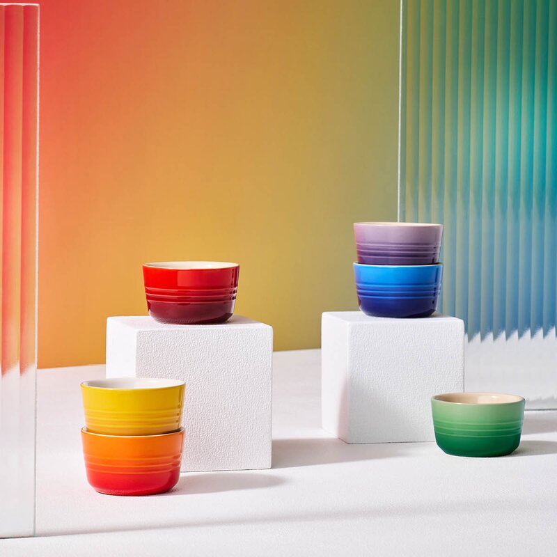 Le Creuset Rainbow ramekin mini 20 cl 6 stk 