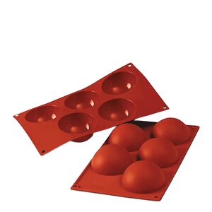 Silikomart Silikonform halvkule 5 stk 8x4 cm