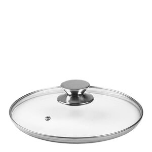 Ibili Glasslokk 28 cm med rustfri knop