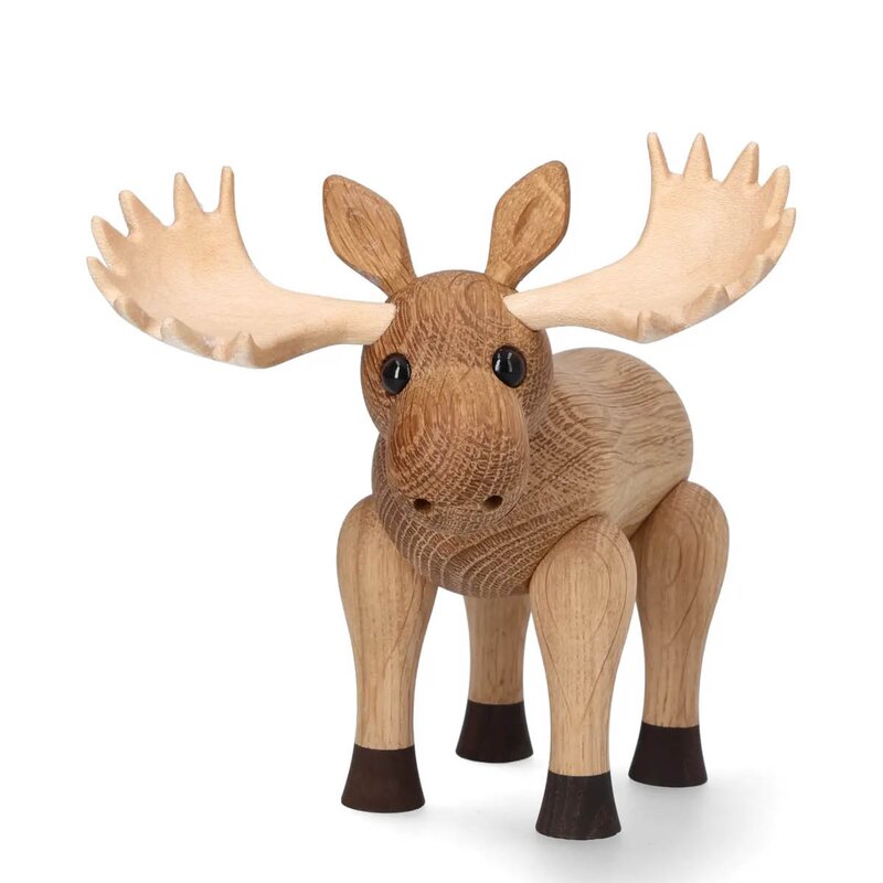 Spring Copenhagen Harald Moose trefigur 15,5 cm eik
