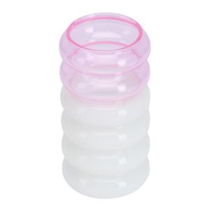 Design Letters Bubble vase/lysestake 13,5 cm rosa