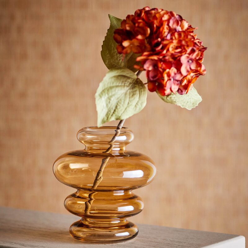 Bloomingville Kayn vase 19,5 cm gul