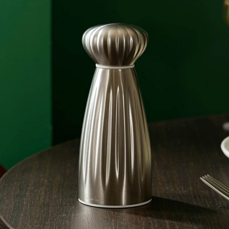 Robert Welch Palm Satin saltkvern rustfritt stål liten 13 cm