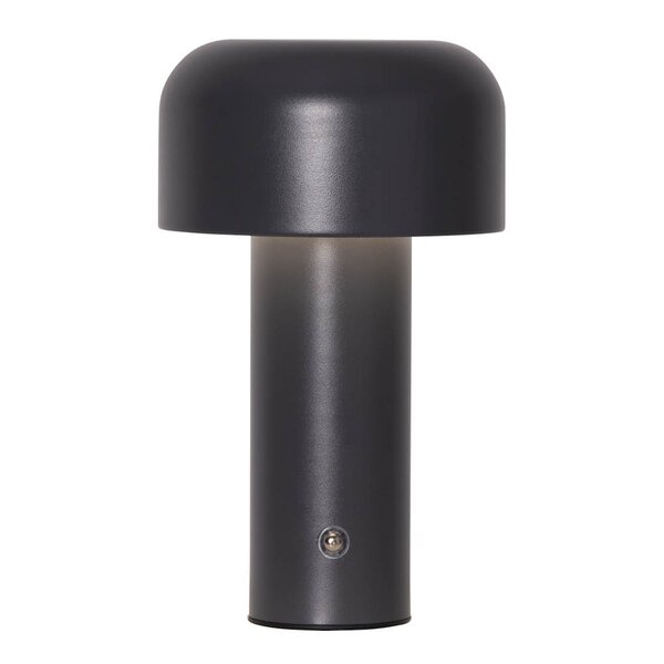 Star Trading Bobby bordlampe 803-01 21,5 cm grå