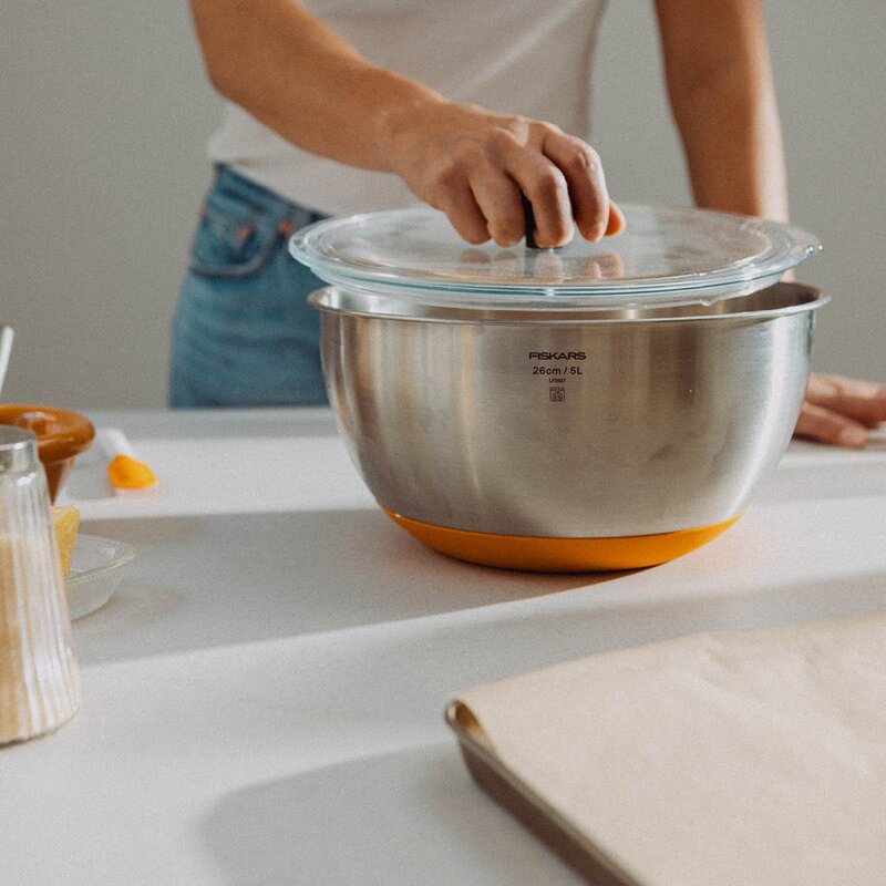 Fiskars Functional Form bakebolle 5L rustfritt stål