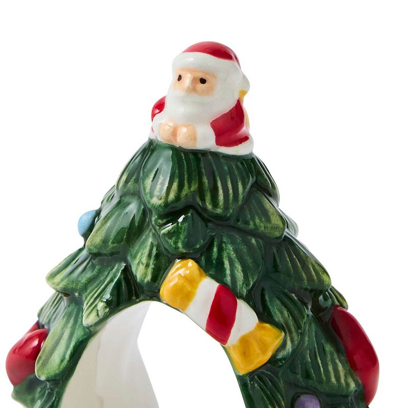 Spode Christmas Tree serviettring 4 stk