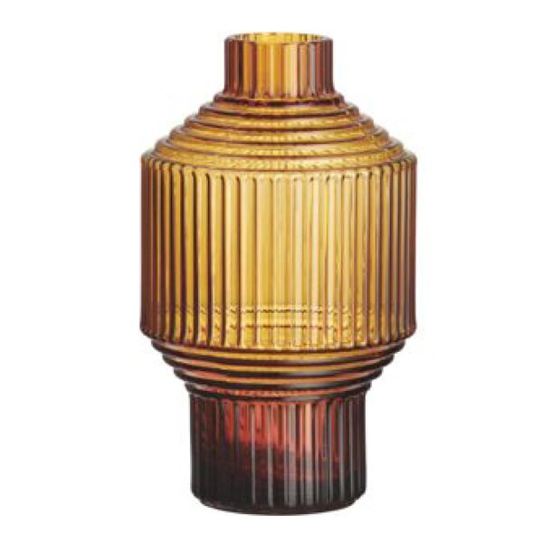 Kosta Boda – Pavilion vase 13,4 cm dark amber