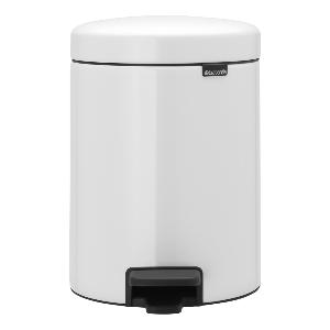 Brabantia NewIcon pedalbøtte 5L hvit