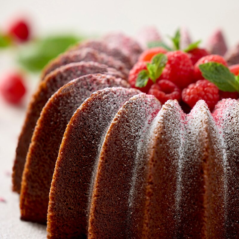 Blomsterbergs Bakeform bundtform slice 24x10 cm rose gold