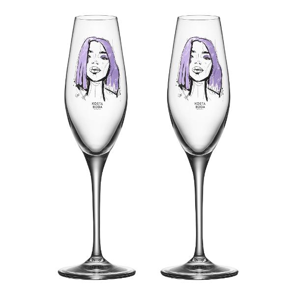 Kosta Boda – All about you forever mine vinglass 23 cl 2 stk