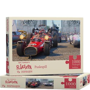 Flåklypa Pusplespill 1000 brikker IL Tempo
