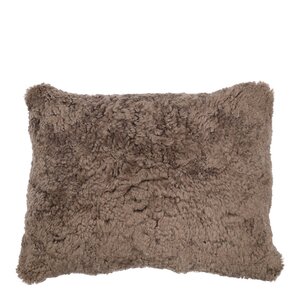 Natures collection A/S Pute new zealand saueskinn kort ull 35x45 cm chocolate