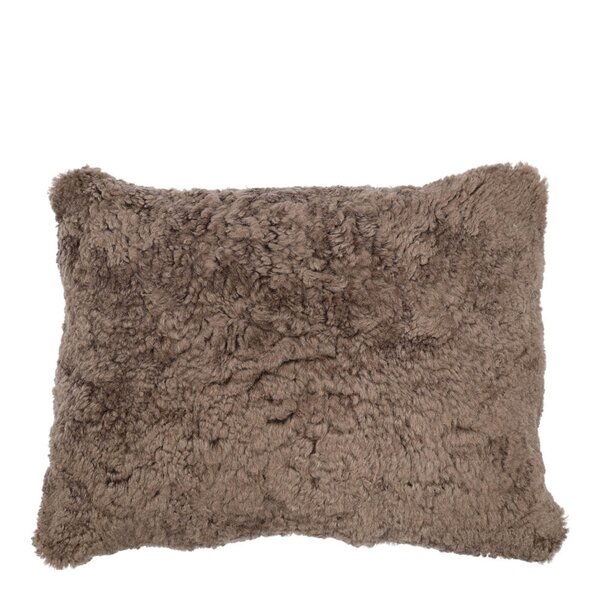Natures collection A/S Pute new zealand saueskinn kort ull 35x45 cm chocolate