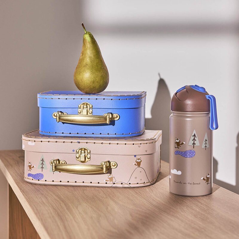 OYOY Friends i skogen flaske 0,36L blue