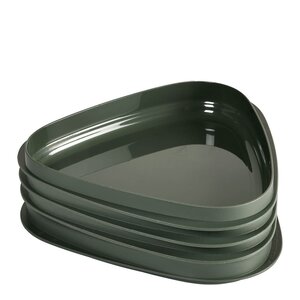 Light My Fire StackPlate Kit turtallerkensett 4 deler sagegreen