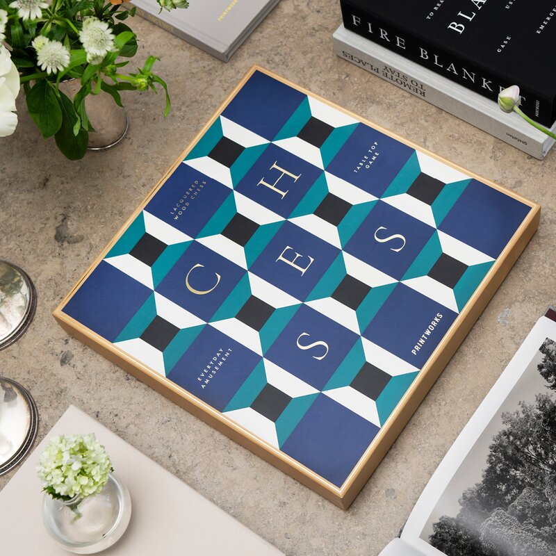 Printworks Lacquered sjakksett athena spill