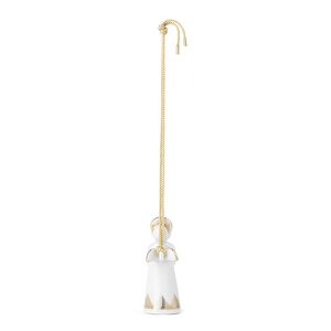 Royal Copenhagen Juleengel med salmebok 9,5 cm hvit/gull